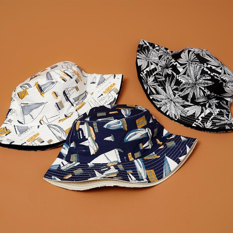 Nón Tai Bèo Hai Mặt Gấp Gọn Thời Trang Mùa Hè Phong Cách Hàn Quốc Cho Nam Và Nữ