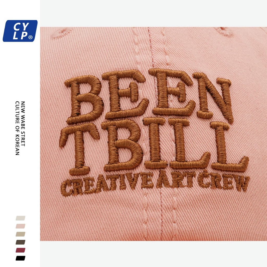 Mũ Lưỡi Trai Thêu Chữ Ba Chiều Thời Trang Mùa Hè Hàn Quốc Dành Cho Nam Nữ