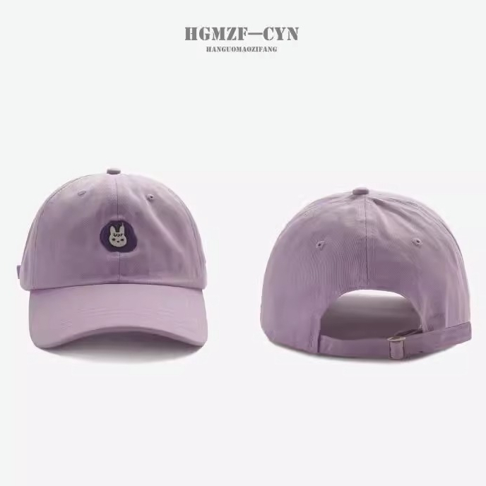 Mũ Lưỡi Trai Thêu Chữ Và Họa Tiết Hoạt Hình Phong Cách Hàn Quốc Thời Trang Mùa Hè Cho Nam Và Nữ