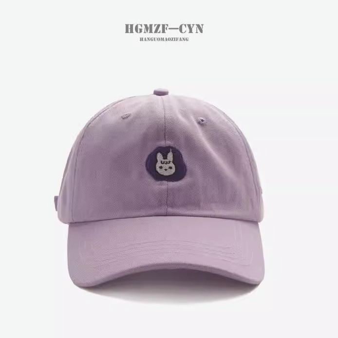 Mũ Lưỡi Trai Thêu Chữ Và Họa Tiết Hoạt Hình Phong Cách Hàn Quốc Thời Trang Mùa Hè Cho Nam Và Nữ