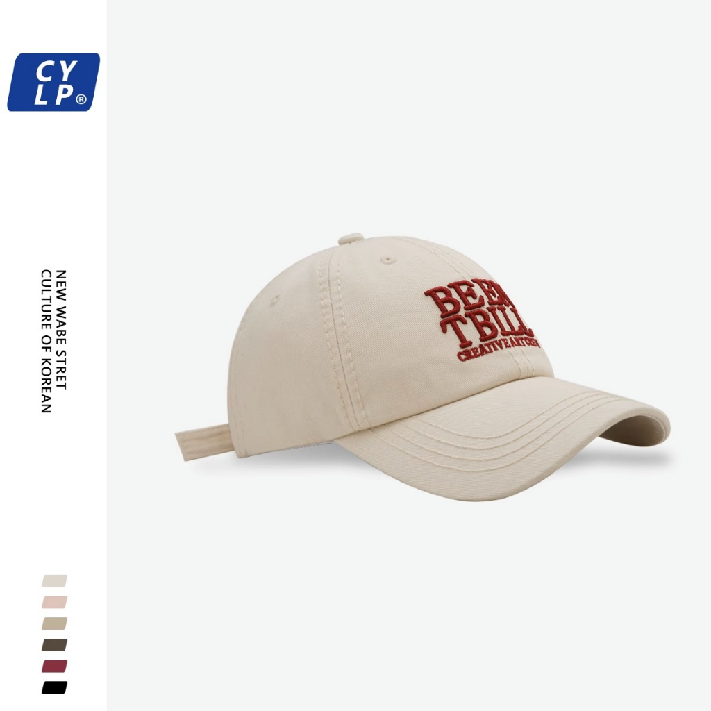 Mũ Lưỡi Trai Thêu Chữ Ba Chiều Thời Trang Mùa Hè Hàn Quốc Dành Cho Nam Nữ