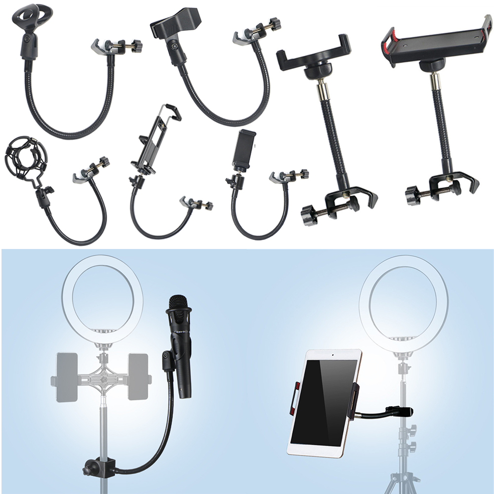 Giá Đỡ Micro Điện Thoại / Máy Tính Bảng Đa Năng Xoay 360 Độ Linh Hoạt° Giá Đỡ Micro Có Thể Điều Chỉnh Tiện Lợi