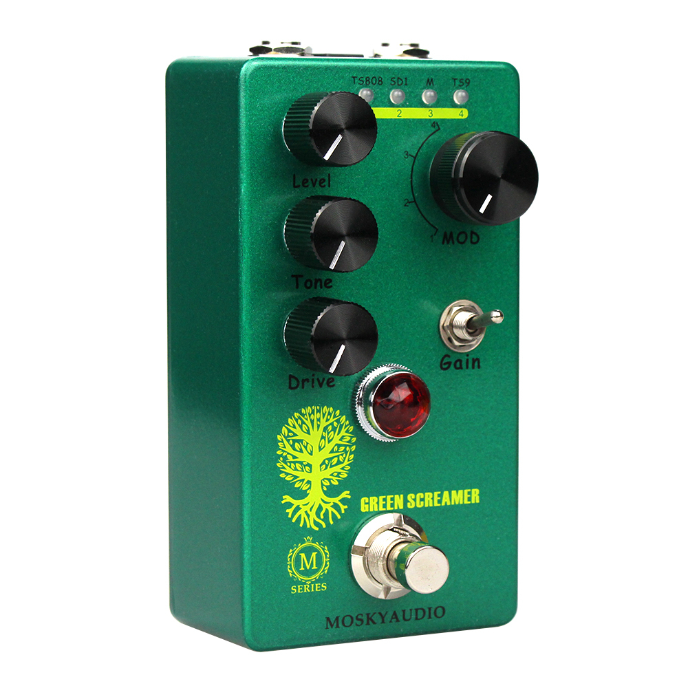 Mới Phơ Chỉnh Hiệu Ứng Âm Thanh Cho Đàn Guitar MOSKYAUDIO TS9 / TS808