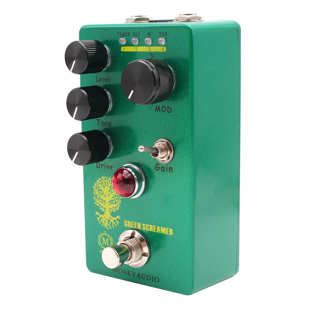 Mới Phơ Chỉnh Hiệu Ứng Âm Thanh Cho Đàn Guitar MOSKYAUDIO TS9 / TS808