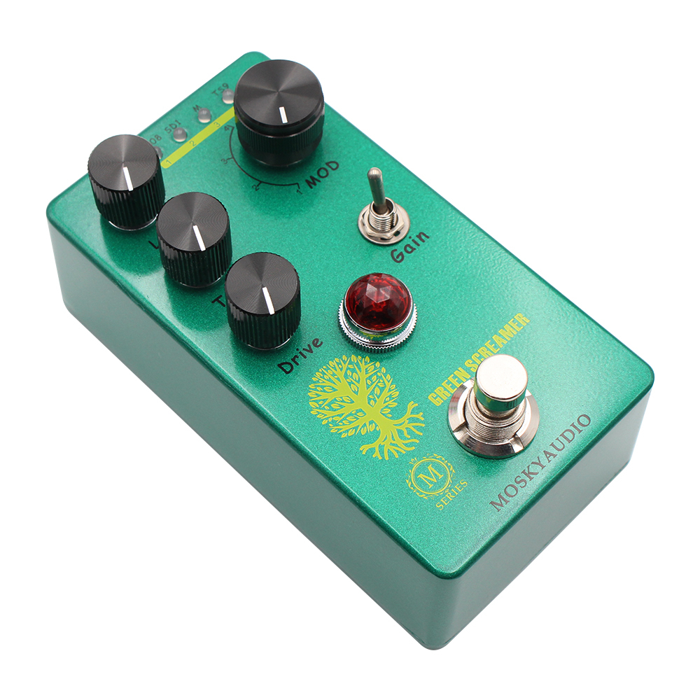 Mới Phơ Chỉnh Hiệu Ứng Âm Thanh Cho Đàn Guitar MOSKYAUDIO TS9 / TS808