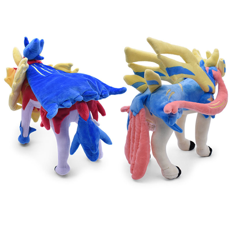Thú Nhồi Bông Hình Pokemon Zacian Zamazenta Galar Region Legendary Pokémon Fairy 30cm