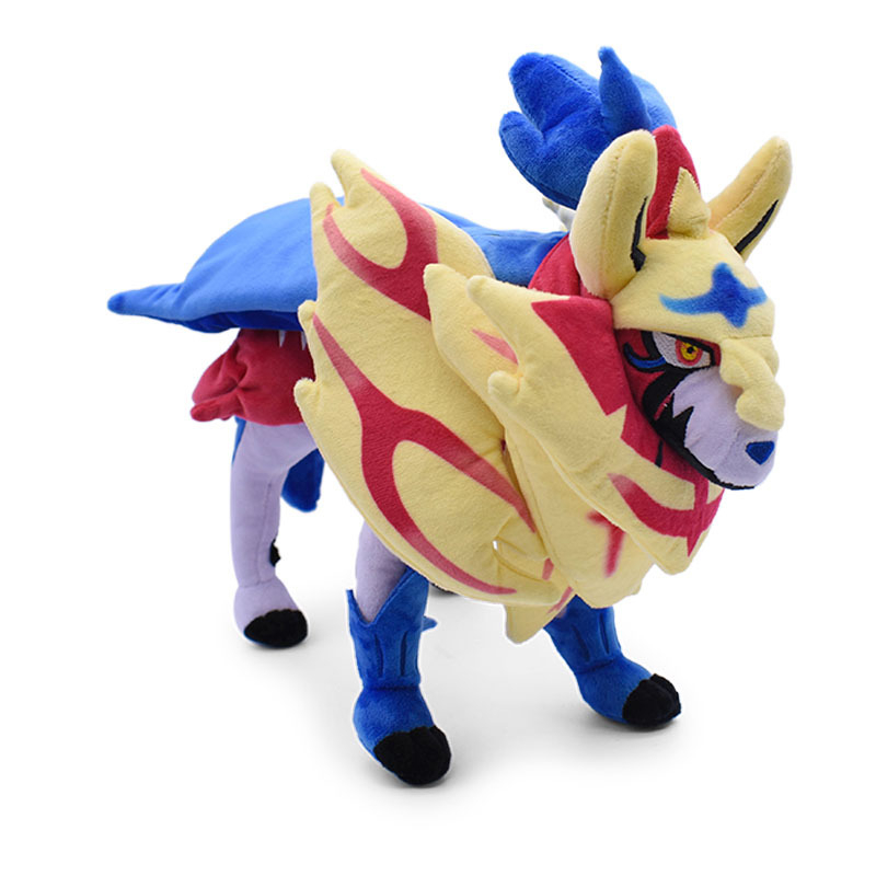 Thú Nhồi Bông Hình Pokemon Zacian Zamazenta Galar Region Legendary Pokémon Fairy 30cm