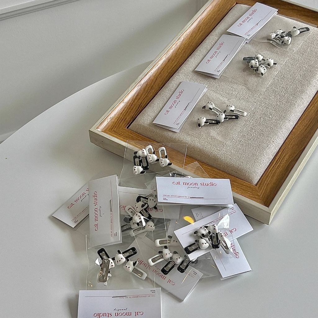 Kẹp Tóc mini Hình Chú Chó Pacha Hoạt Hình Dễ Thương Thích Hợp Làm Quà Tặng Ngọt Ngào Cho Học Sinh