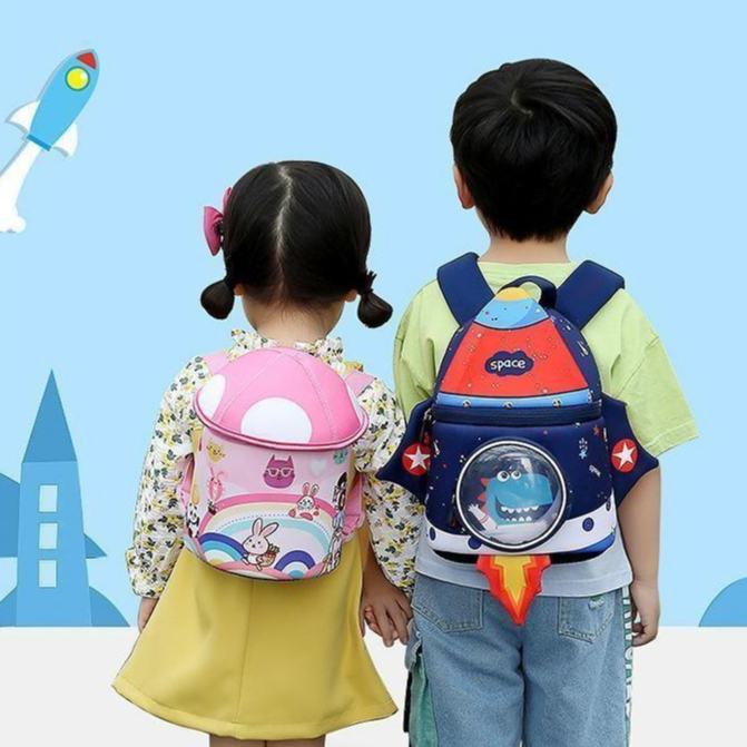 Balo Hình Phi Hành Gia Hoạt Hình 3d Cỡ Lớn Chống Thấm Nước Cho Bé