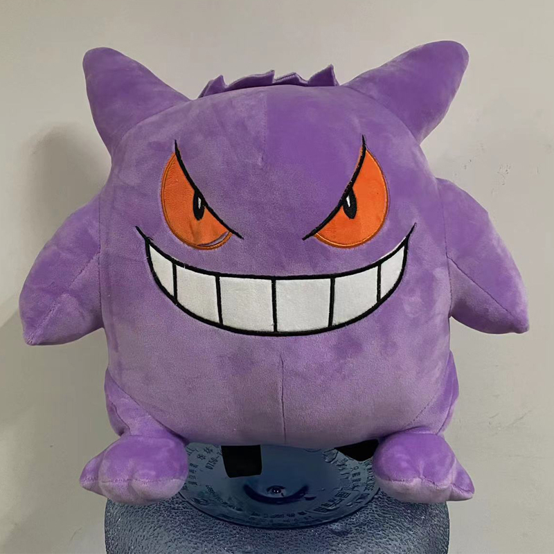 Ba Lô Đi Học Hình Pokemon Nhồi Bông Màu Tím Dễ Thương Cho Bé