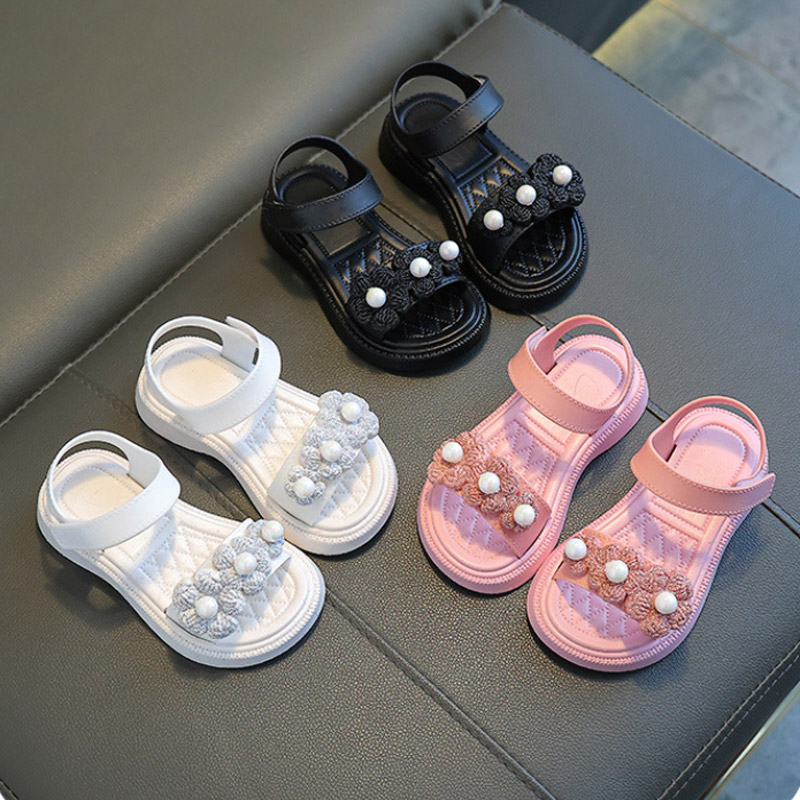 Xăng đan Công Chúa Đế Mềm Chống Trượt Thời Trang Mùa Hè Dành Cho Bé Gái