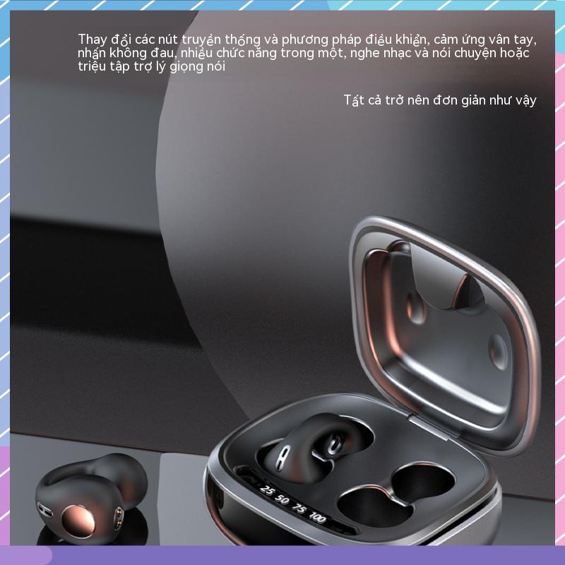 Tai Nghe Nhét Tai Bluetooth Không Dây Có Kẹp Chống Ồn Chất Lượng Cao Cho Samsung / Xiaomi / oppo / vivo