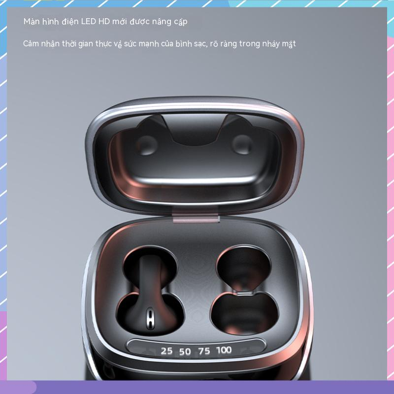 Tai Nghe Nhét Tai Bluetooth Không Dây Có Kẹp Chống Ồn Chất Lượng Cao Cho Samsung / Xiaomi / oppo / vivo