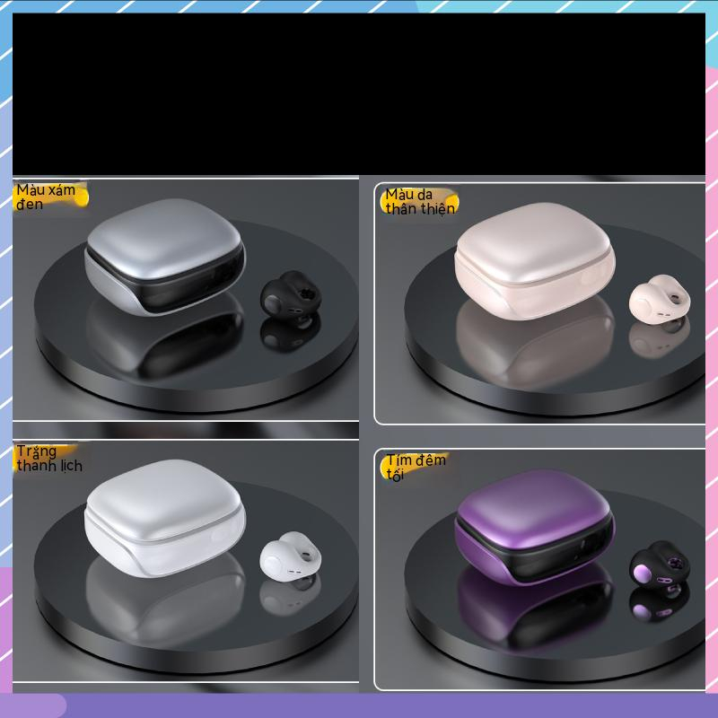 Tai Nghe Nhét Tai Bluetooth Không Dây Có Kẹp Chống Ồn Chất Lượng Cao Cho Samsung / Xiaomi / oppo / vivo