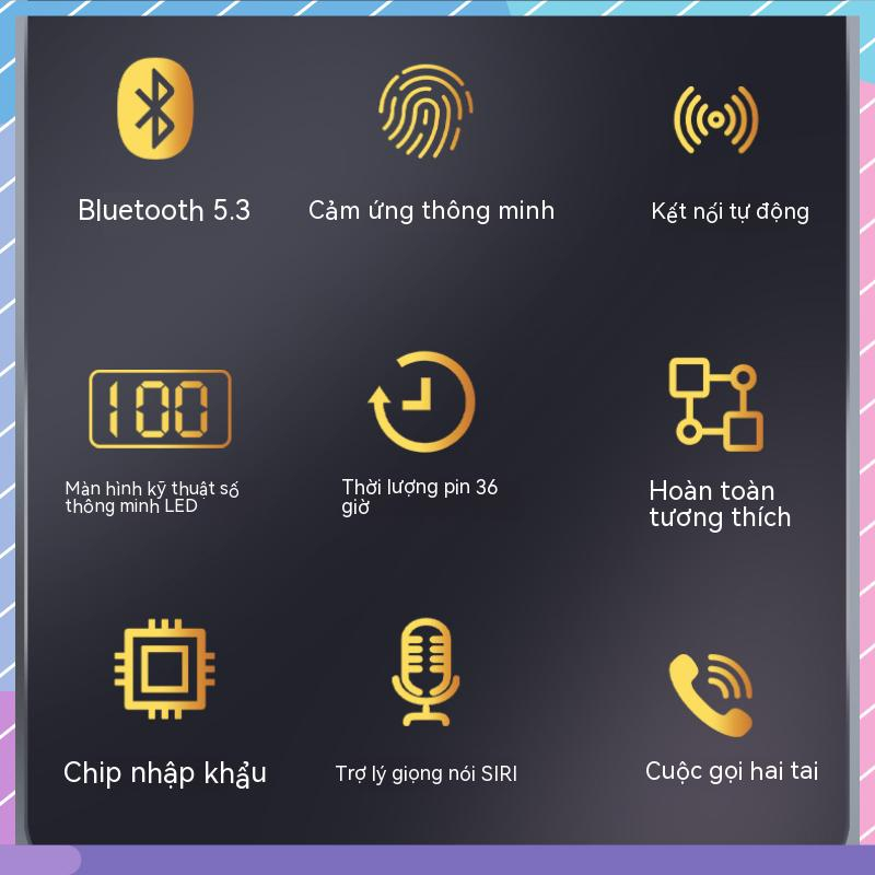Tai Nghe Nhét Tai Bluetooth Không Dây Có Kẹp Chống Ồn Chất Lượng Cao Cho Samsung / Xiaomi / oppo / vivo