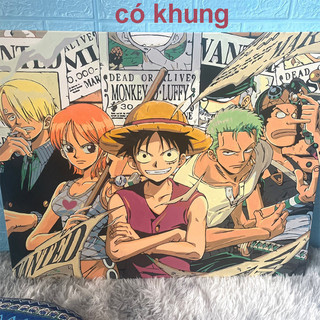  Orfon Tranh sơn dầu số hóa có khung 30x40 tranh số hóa anime phật giáo - Tranh tô màu theo số tranh số hoá 