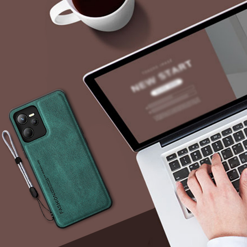 Bao Da Điện Thoại Sang Trọng Có Dây Điều Chỉnh Cho Realme Narzo 50i