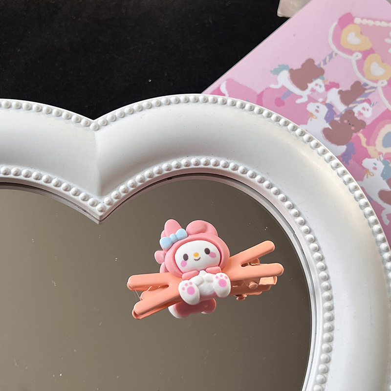 SANRIO Kẹp TóC HìNh Chữ X HọA TiếT Melody Cinnamoroll Dễ Thương Cho Bé GáI