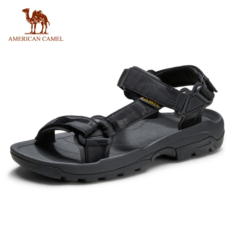 AMERICAN CAMEL Xăng đan Thể Thao Đế Mềm Chống Trượt Chống Thấm Nước Thời Trang Mùa Hè Cho Nam Giới