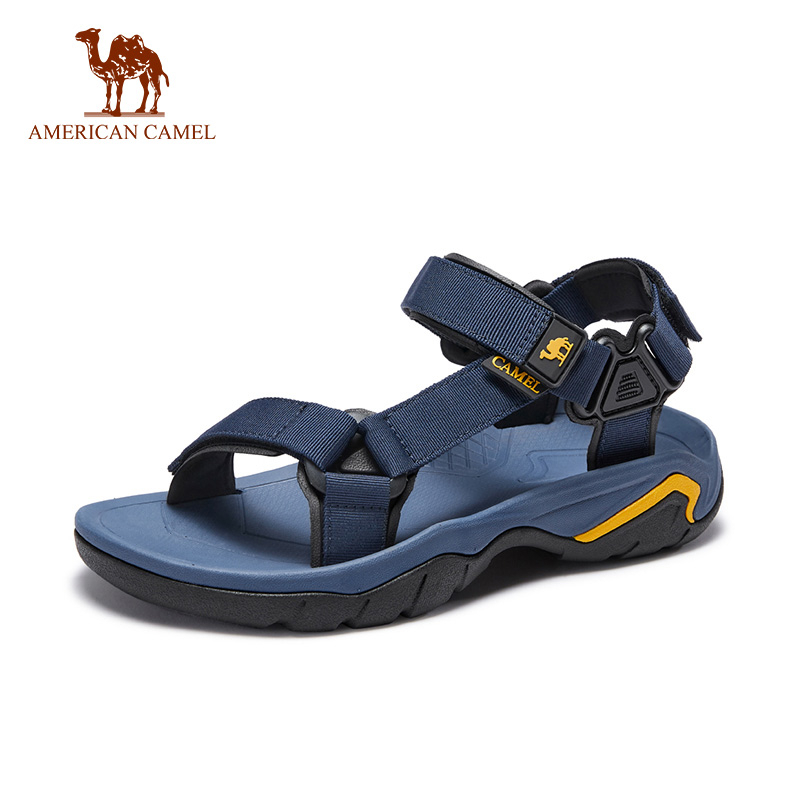 AMERICAN CAMEL Xăng đan Đi Biển Đế Mềm Chống Trượt Thời Trang Mùa Hè Cho Nam Giới