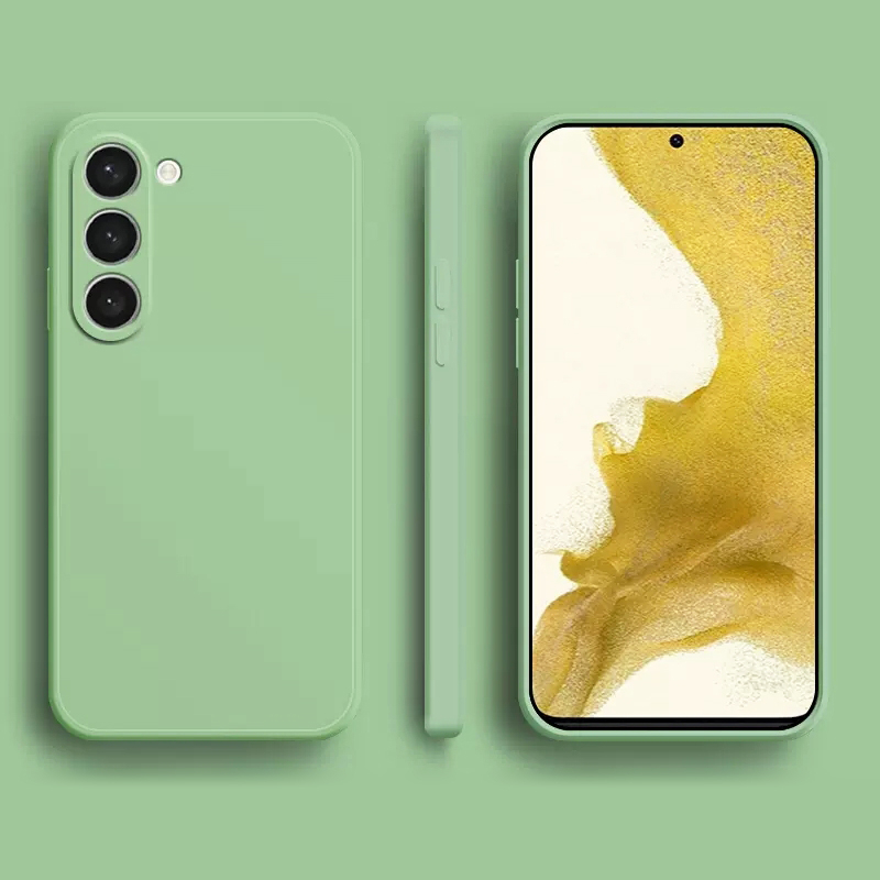 Ốp Điện Thoại Bằng silicone Màu Trơn Cho samsung galaxy a14 5g 4g