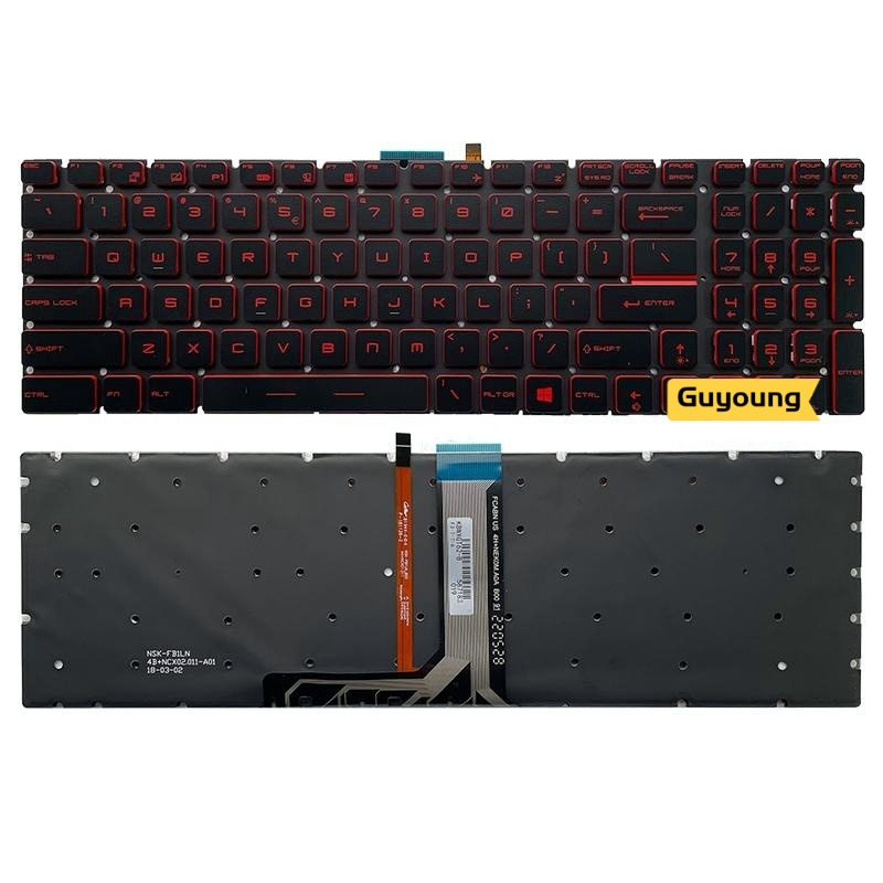 Bàn Phím Thay Thế Chuyên Dụng Cho Laptop MSI MS-16J9 16J2 16J3 16J4 16J5 16H4 16J6 MS-16JB MS-1781 1782 1783 1785
