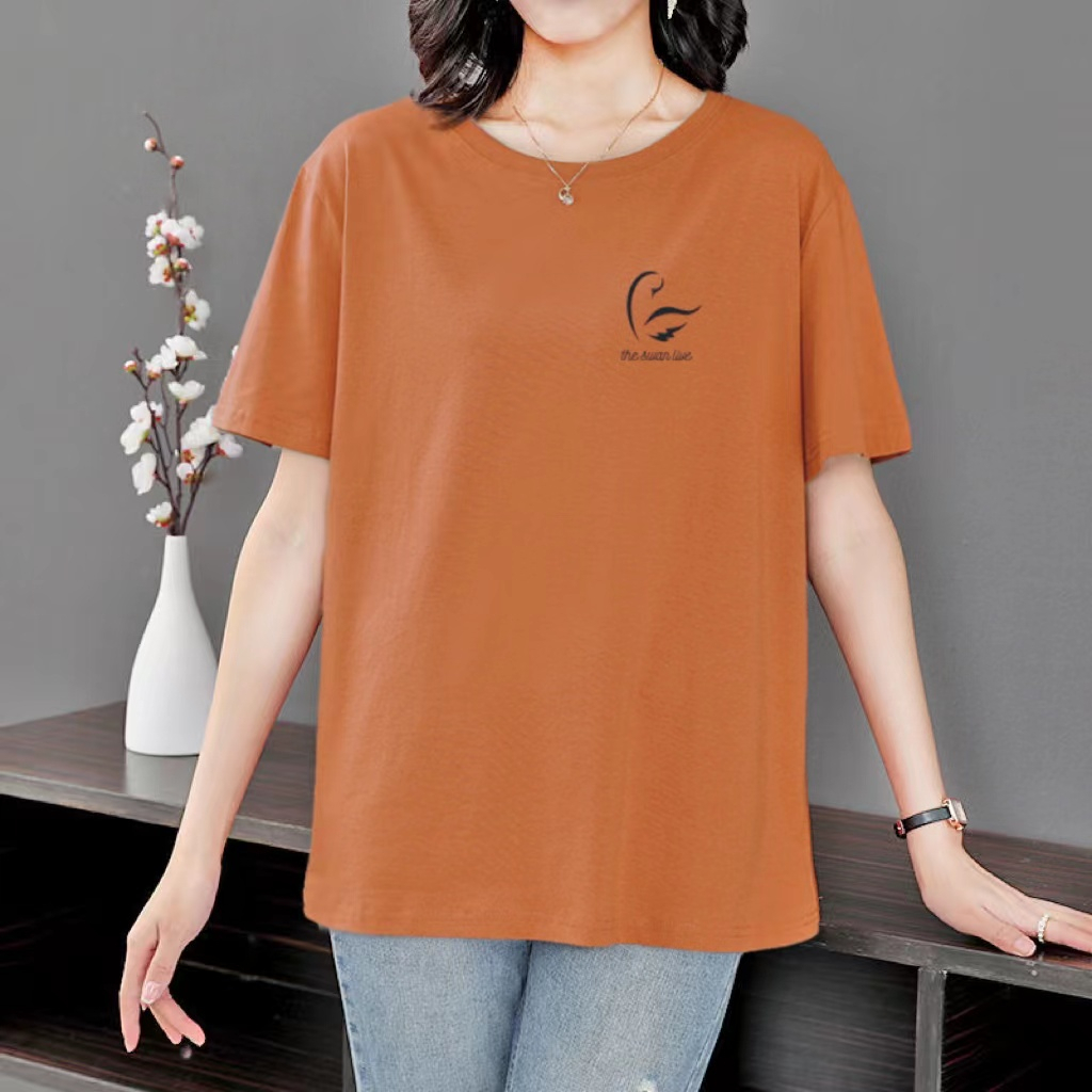 Áo Phông Trung Niên Nữ Quần áo Mùa Hè Áo Trung Niên Áo Big Size Trung Niên Nữ Áo Sơ Mi Cho Mẹ Áo Nữ