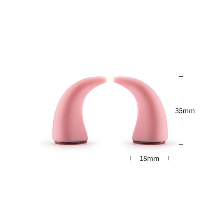 Miếng Dán Trang Trí Vô Lăng Xe Hơi Hình Sừng Quỷ Dễ Thương Thông Dụng