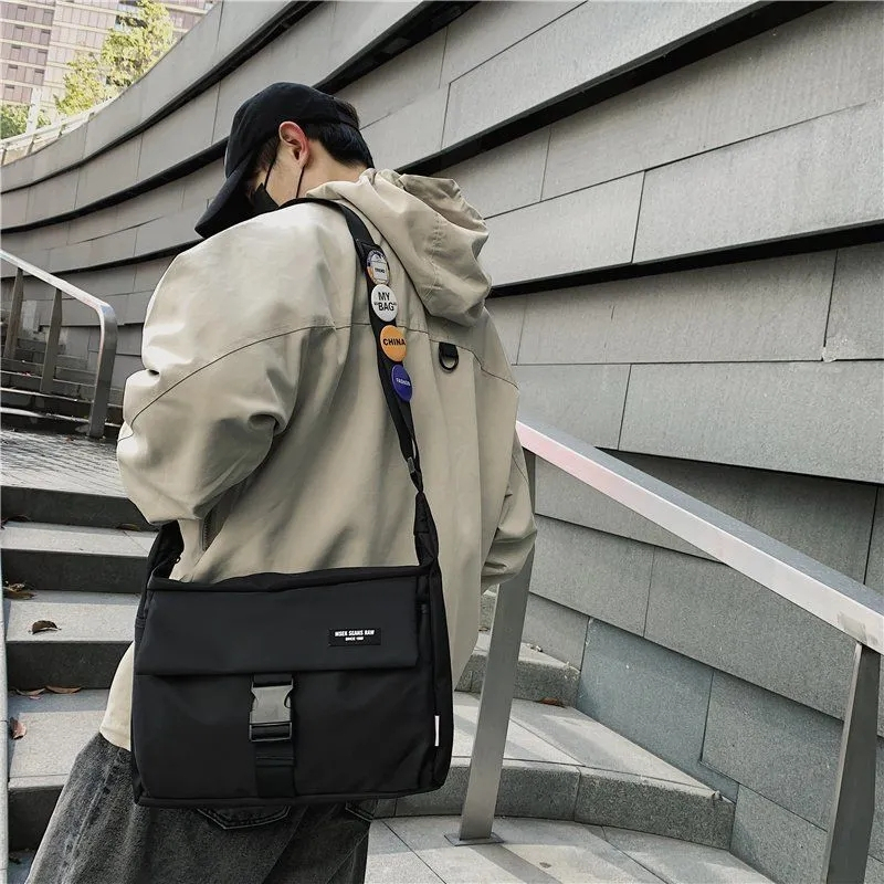 Túi Đeo Chéo Vai Phong Cách Harajuku Nhật Bản Cho Nam Nữ