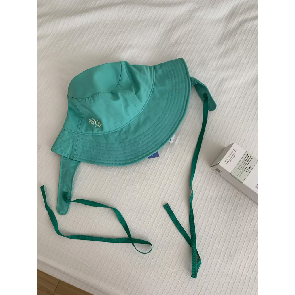 Nón Tai Bèo Vải Cotton Phối Dây Rút Vành Rộng Kiểu Hàn Quốc Thời Trang 2024 Dễ Thương Cho Nữ