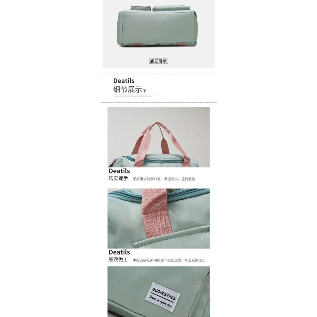 Túi Du Lịch Sức Chứa Lớn Chống Thấm Nước Di Động Cho Nam Nữ