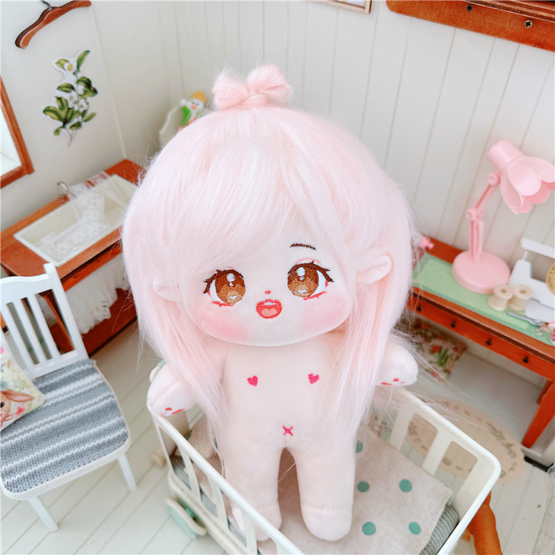 Búp Bê K-pop 20CM Tóc Dài Kèm Giá Đỡ Hình Bộ Xương DIY Kep1er Newjens Lisa Jennie TWICE