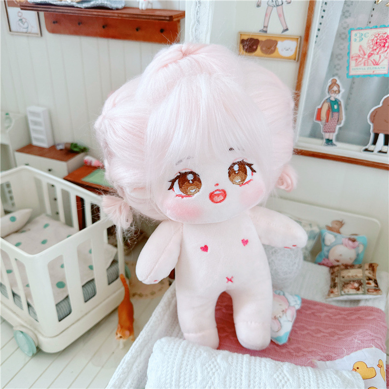 Búp Bê K-pop 20CM Tóc Dài Kèm Giá Đỡ Hình Bộ Xương DIY Kep1er Newjens Lisa Jennie TWICE