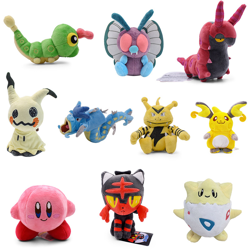 Thú Nhồi Bông Hình Pokemon Kirby Charizard Gyarados Togepi Litten Lucario Mimikyu Jigglypuff Raichu Q 13 Kiểu