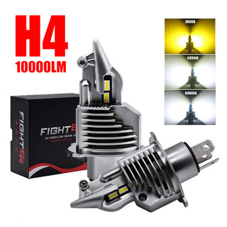 H4 9003 bóng đèn led ô tô / xe máy đèn pha 72w 12v 3000k 4300k 6000k 10000lm bóng đèn pha ô tô