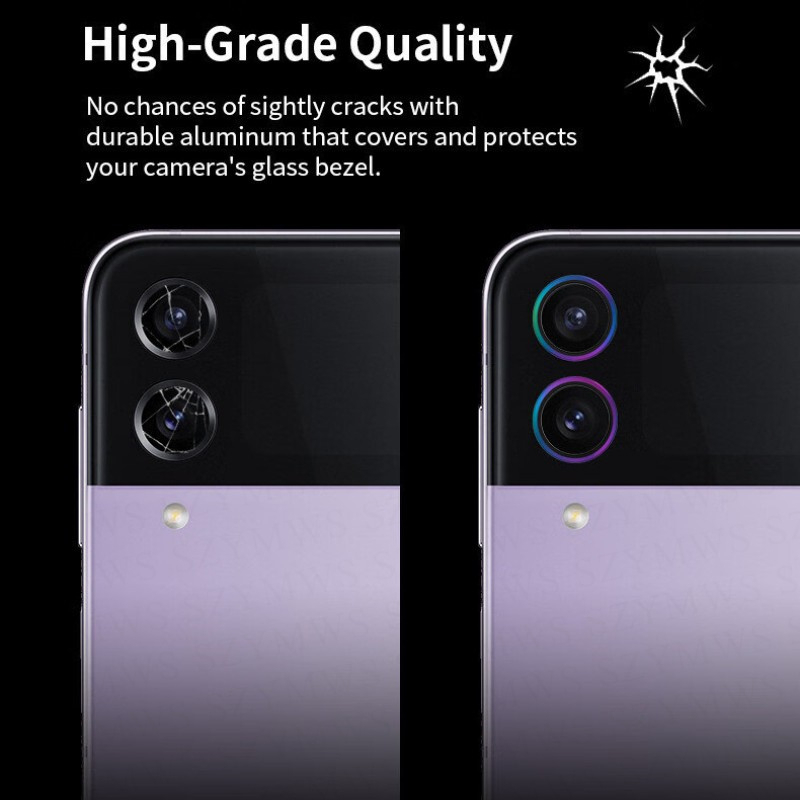 Vòng Kim Loại Bảo Vệ Ống Kính Máy Ảnh Cho Samsung Galaxy Z Flip 4 5 / Z Fold 5 4