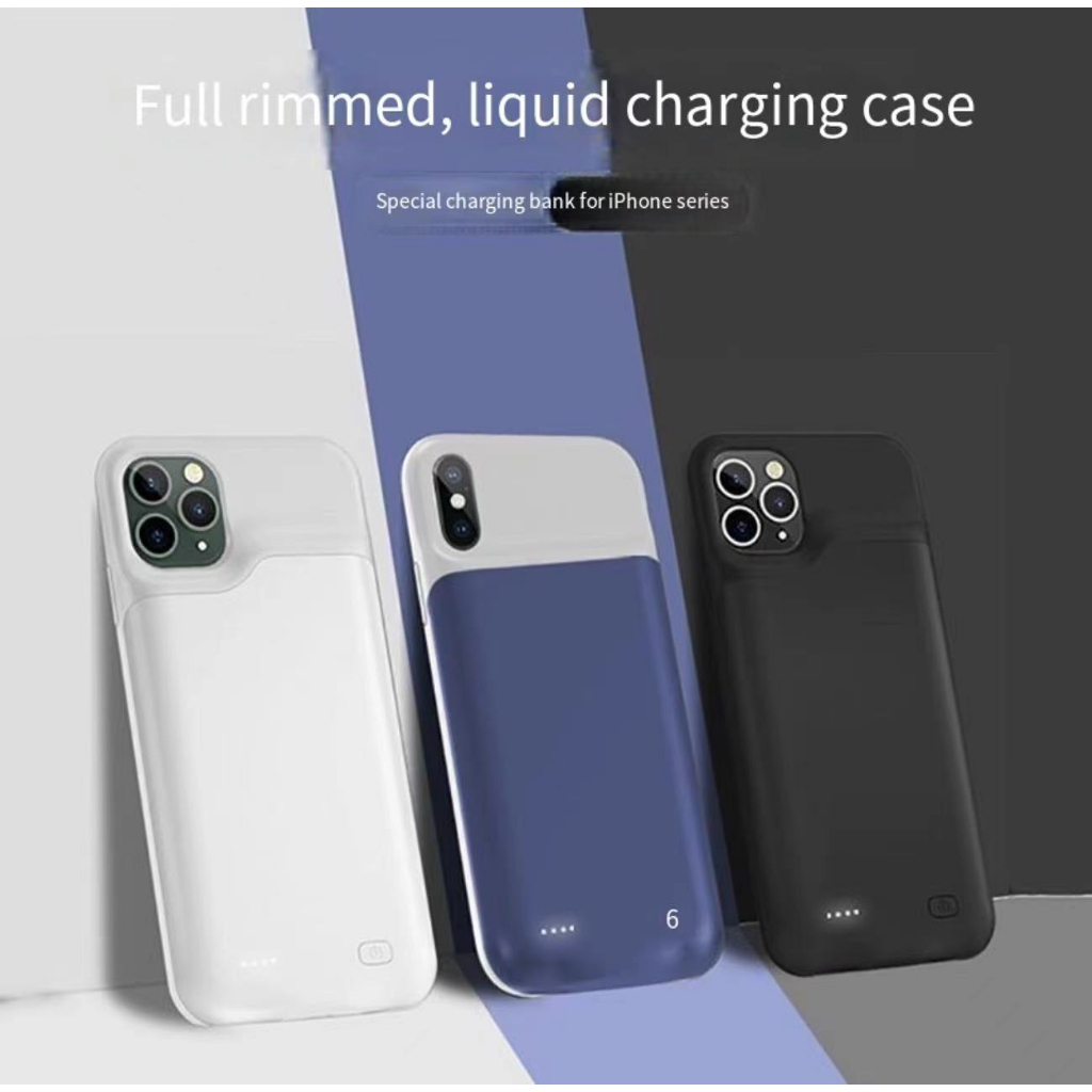 【Spot】Ốp Điện Thoại Có Kẹp Pin Sạc Dự Phòng Cho Apple Iphone 11 / 12 / 13 / 14ProMax 6 / 7 / 8Plus XS XR