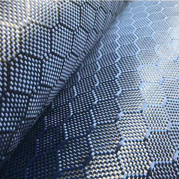 Vải Sợi Carbon Hình Tổ Ong Lục Giác 3K 240GSM Chuyên Dùng Cho Xe Hơi