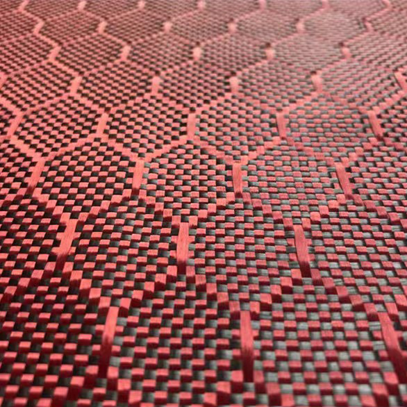 Vải Sợi Carbon Hình Tổ Ong Lục Giác 3K 240GSM Chuyên Dùng Cho Xe Hơi