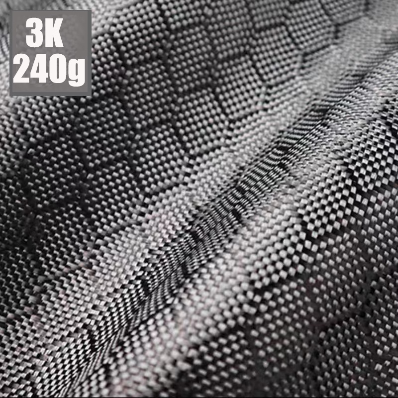 Vải Sợi Carbon Hình Tổ Ong Lục Giác 3K 240GSM Chuyên Dùng Cho Xe Hơi