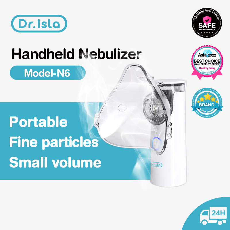 Dr.isla Máy Xông Mũi Họng Mini Điều trị hen suyễn, bệnh đường hô hấp, viêm mũi N6