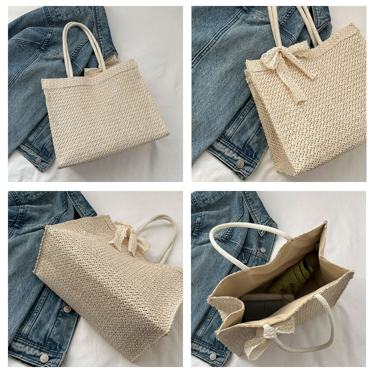 Túi Xách Đeo Vai Đính Nơ Thời Trang Cho Nữ