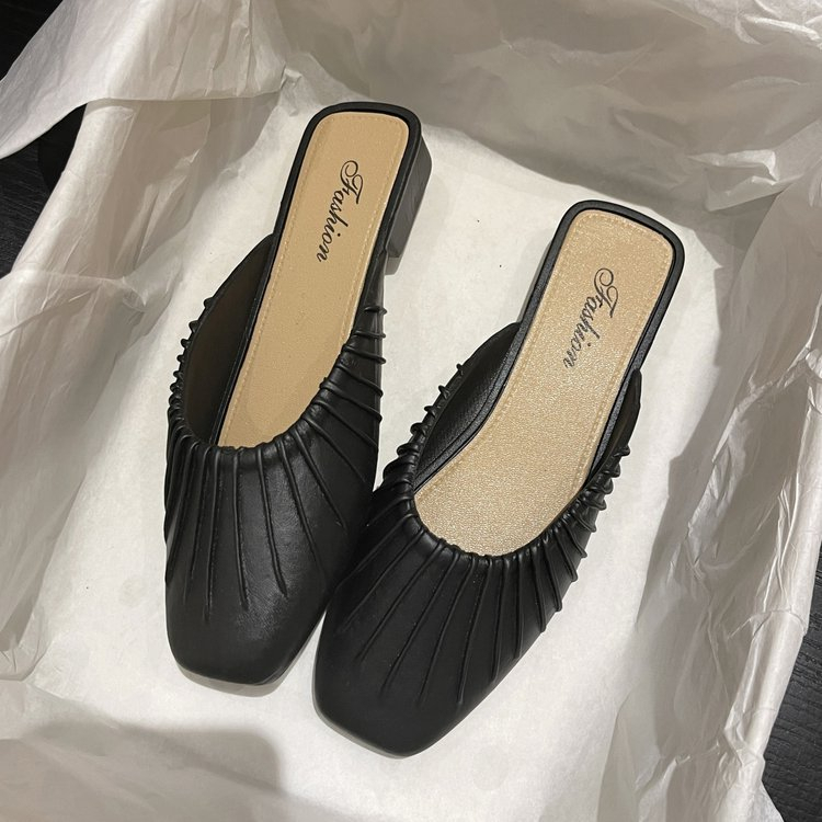 PVC siêu nhẹ không thấm nước, thời trang mùa hè phong cách mới của giày lười biếng AA7473