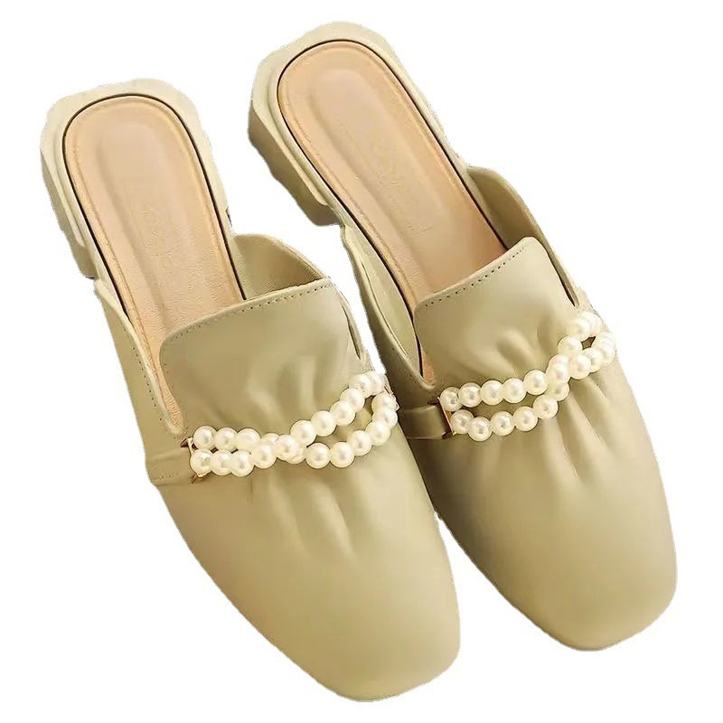 PVC siêu nhẹ không thấm nước, thời trang mùa hè phong cách mới của giày lười biếng AA7477