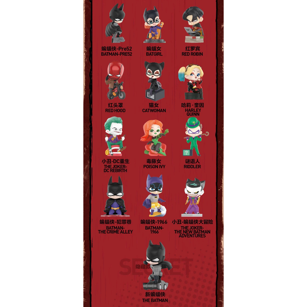 Mô Hình Búp Bê Gotham City Series Popmart Dễ Thương Dùng Làm Quà Tặng Cho Bạn Bè