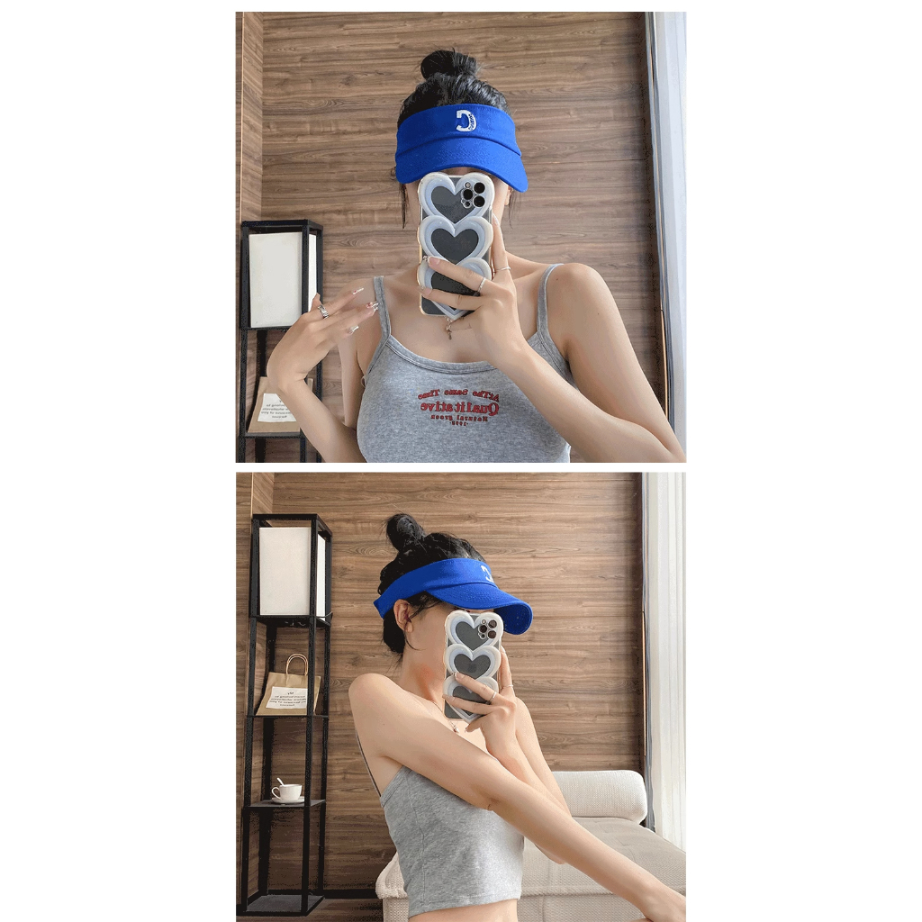 Mũ Lưỡi Trai Hở Chóp Thoáng Khí Chống Nắng Phong Cách Mới 2023