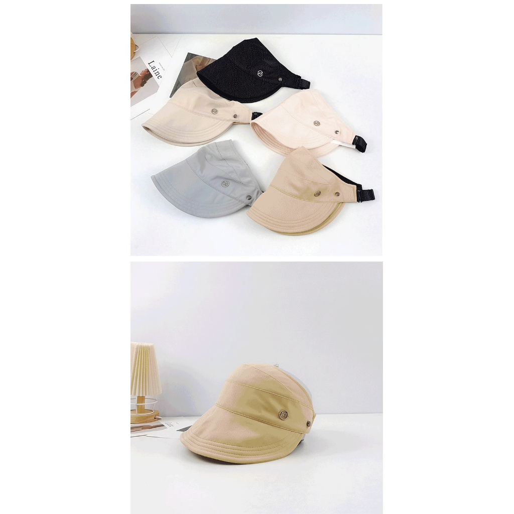 Nón Tai Bèo Kèm Khẩu Trang Che Nắng Chống Tia Cực Tím Thời Trang Mùa Hè Cho Nữ