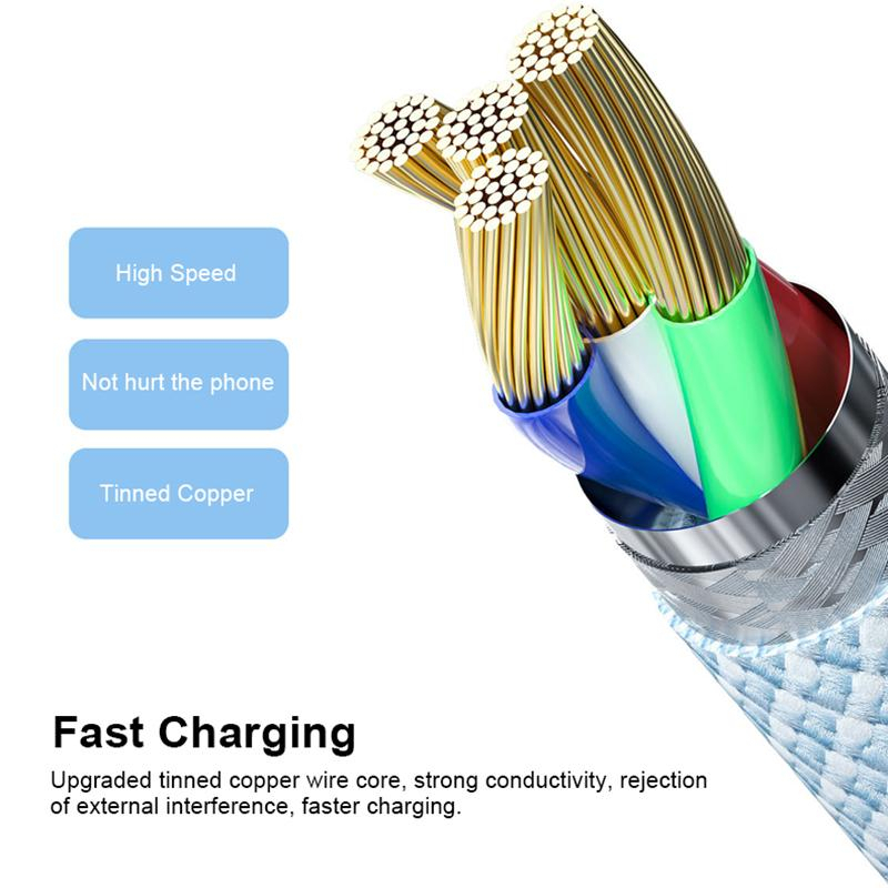 Dây Cáp Sạc Nhanh 3 Trong 1 66W Cho iPhone 11 12 Huawei P30 Xiaomi Android Type C