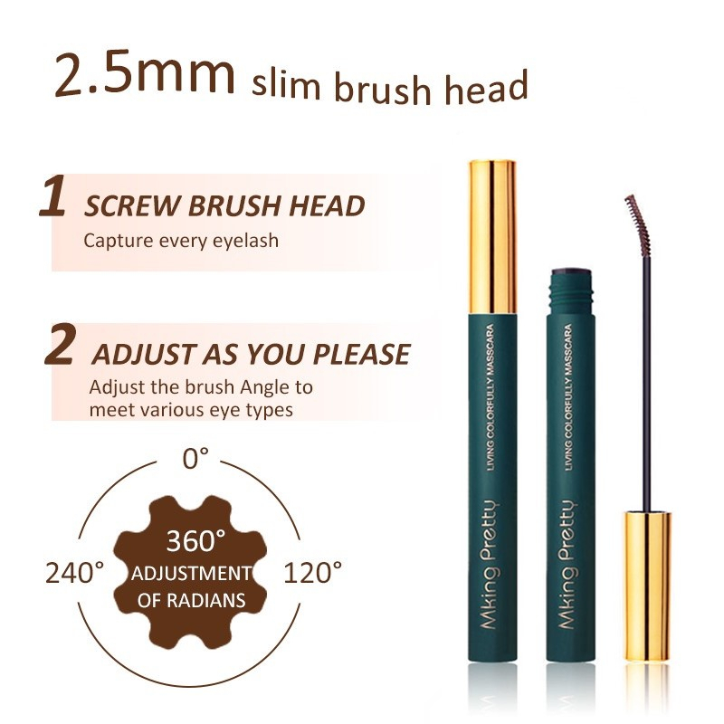 Sweet mint Mascara Kháng Nước Lâu Trôi Chuốt Mi Cong Vút Dày Và Dài Hơn 1ml