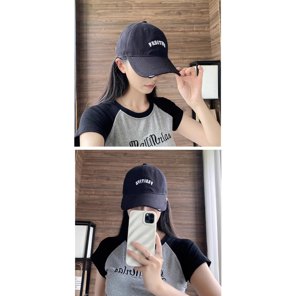 Mũ Lưỡi Trai Thêu Chữ Phong Cách Hàn Quốc Thời Trang Cho Cặp Đôi